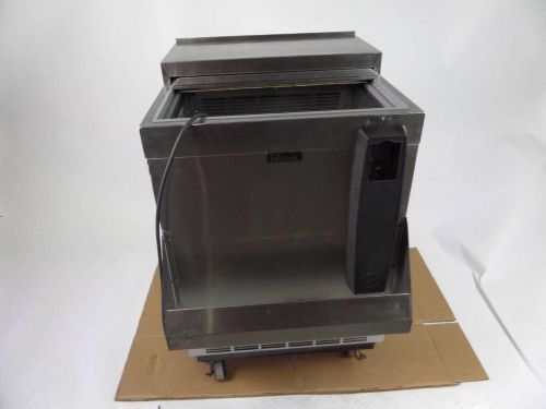 PERLICK 7258U 24&#034; STAINLESS SLIDE TOP BEER BOTTLE COOLER REFRIGERATOR SPEED RAIL