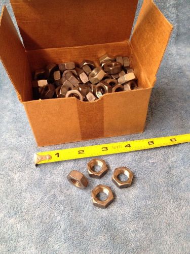 Fin Jam Nut 1/2-20, 3/4 width, 5/16 Height, Zinc Plated,  Steel  Lot 0f 125 pcs.