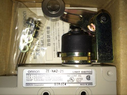 OMRON ZE-NA2-2S0E2 Limit Switch 15A NIB NEW!