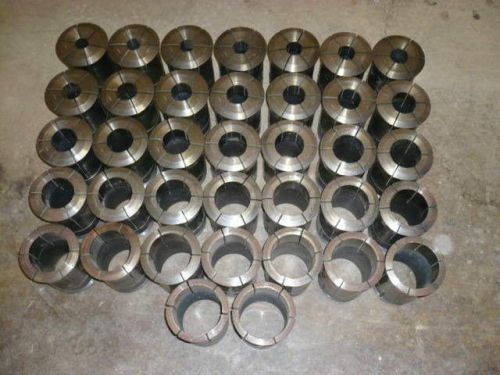 Cushman 315 collet chuck, Hardinge 315 collets, (37) collets, 1&#034; - 3 1/4&#034;, lathe