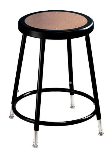 Adjustable Height Stool with Round Hardboard 18&#034; H - 27&#034; H