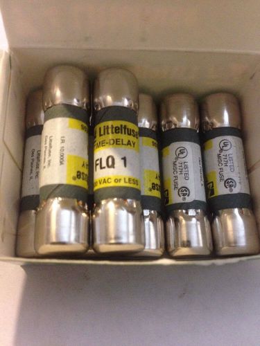 LOT OF 7 LITTLEFUSE FLQ 1 AMP  TIME DELAY FUSES  BRAND NEW