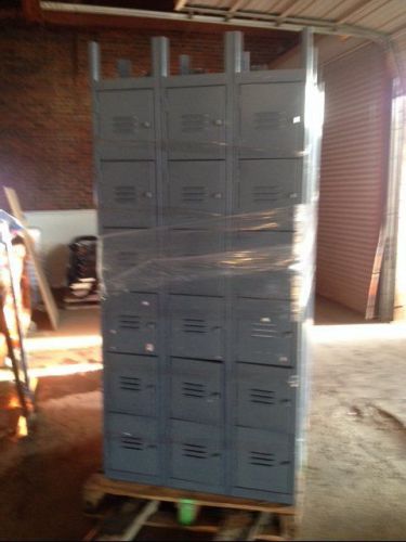 Metal Lockers LOT 54 Used Storage Employee School Spa Gym Store Backroom PALLET