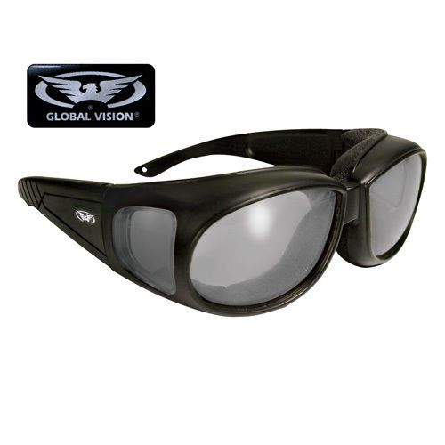 Global vision outfitter 24 safety uv400 transition sunglasses - ansi z87.1 for sale