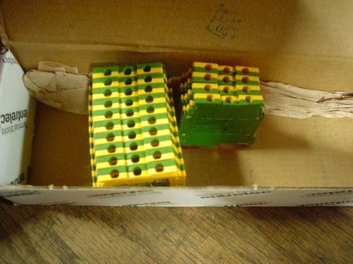 New lot of 13 Entrelec terminal blocks 016548827 -60 day warranty