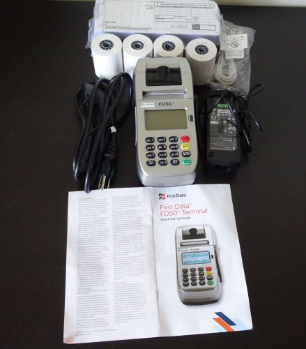 First Data FD50Ti Merchant Credit Card Processing Terminal