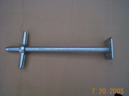 Galv Scaffold Screw Jack w/Base Plate - scaffolding