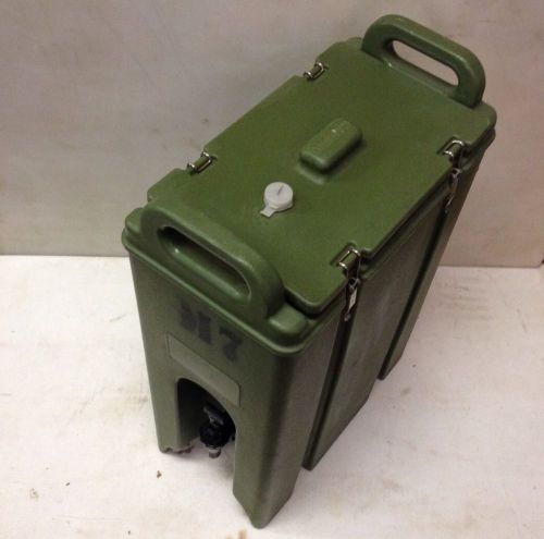 CAMBRO 500LCD 5 GALLON HOT/ COLD DRINK ARMY GREEN, MILITARY GRADE VERY NICE #3