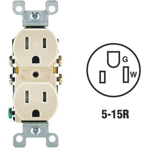 15A Tamper-Resistant Duplex Outlet-IV DUPLEX TAMPER OUTLET