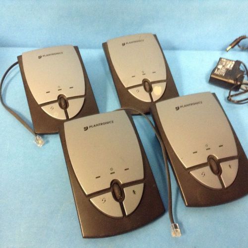 Plantronics S12 Telephone Headset System Bases – Lot of 4