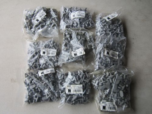 Lot / 900 Hager 308D 52526 Grey Rubber Door Silencers NEW