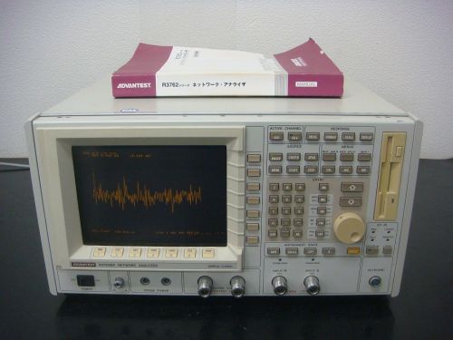 Advantest R3762BH 300kHz-3.6GHz Vector Network Analyzer