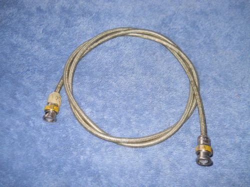 Rf test patch cable bnc male plug -to- bnc male plug, rg55/u, 53 ohms, 48&#034; long for sale