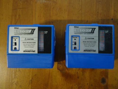 Sensidyne - gilian bdx ii abatement air sampling pumps two (2) -  excellent for sale