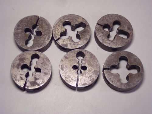 6 G.D.T Adjustable DIE G.D.T &amp; F E Wells &amp; Sons 3/8, 5/16, 1/4, 3/4, 5/8, 1/2