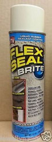 14 oz Flex Seal BRITE WHITE sealant FSB20 by Swift Response as seen on TV