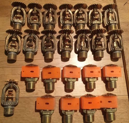 Rasco -165*F Fusible Link Bronze Upright Sprinkler, 1/2&#034; NPT ( LOT OF 24 TOTAL )