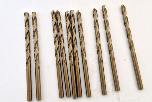 12 PCS #3 M42 COBALT JOBBER DRILL BIT, 135 DEG SPLIT POINT, NAS 907 USA