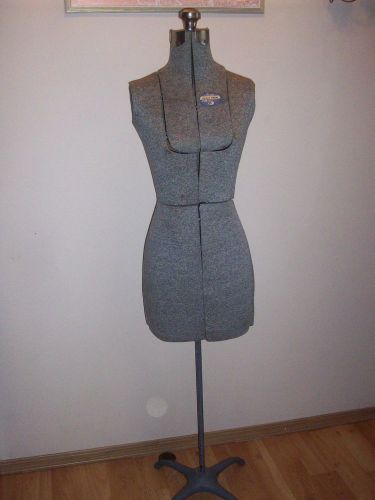 VINTAGE ACME ADJUSTABLE DRESS FORM -  GRAY - L&amp;M CO