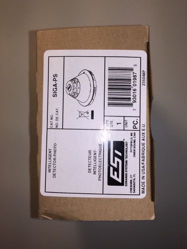 EST SIGA-PS PHOTOELECTRIC SMOKE DETECTOR HEAD * NEW IN BOX *