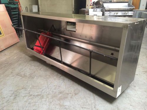 8 Ft ( Foot ) Restaurant Ventilation Exhaust Hood 100% Stainless Steel