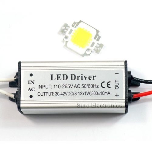 10W Warm White High Power LED Lamp Panel 10W High Power LED Driver AC85-265V