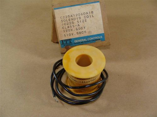 NEW ITT GENERAL CONTROLS C225A12060A18 REPLACEMENT SOLENOID COIL 120V CLASS A