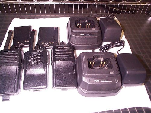 VERTEX VX 160 210A UHF HANDHELD RADIOS (Qty 3) 5W 450-470 MHZ 16ch