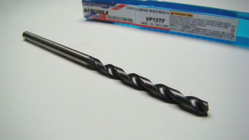 Mitsubishi carbide coolant drill 0.3906&#034; 25/64&#034; 140 deg mzs0390lb vp15tf [1985] for sale