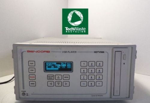 SENCORE HDTV 996 VSB PLAYER HDTV SIGNAL GENERATOR T3-F2