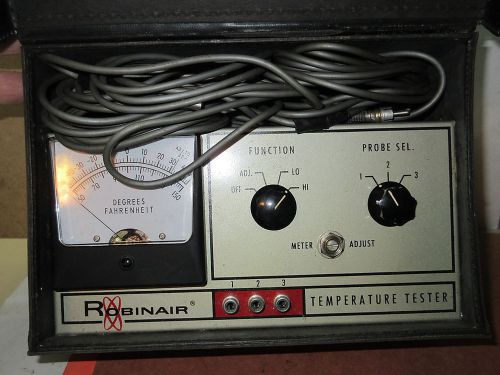 vintage robinair temperature tester 12860 industrial works steampunk test tool