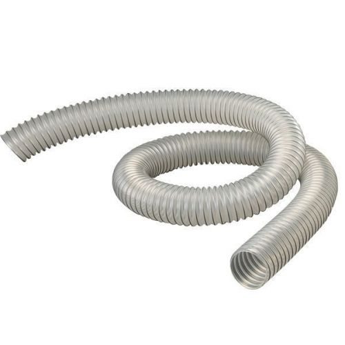 2 1/2&#039;&#039; Diameter Clear Flexthane Dust Collection Hose 10 Foot Length