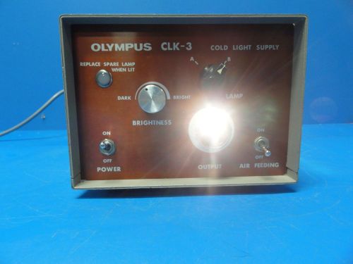 Olympus CLK-3 Light Source / Cold Light Supply / Illuminator (Endoscopy )