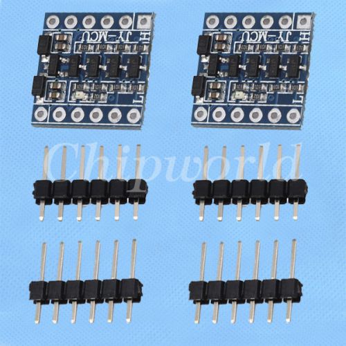 2pcs IIC I2C Logic Level Converter Bi-Directional Module 5V-3.3V JY-MCU