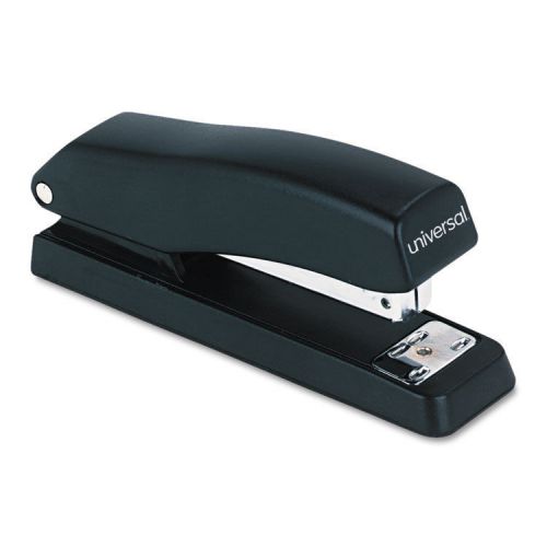 Economy Half Strip Stapler, 12-Sheet Capacity, Black