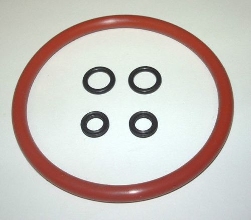 CORNELIUS CORNY KEG O-RING REBUILD KIT for BEER SODA WINE – RED SILICONE &amp; QUAD