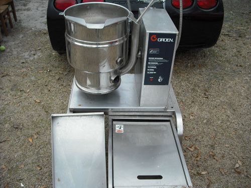 GROEN TDB-20 STEAM JACKETED TILT KETTLE COOKER WITH EXTRAS