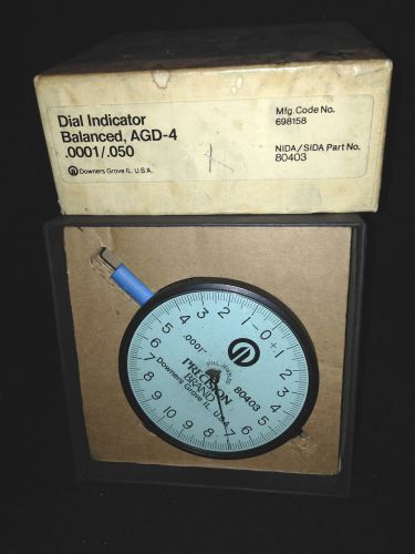 PRECISION BRAND DIAL INDICATOR BALANCED, AGD-4 .0001/.050