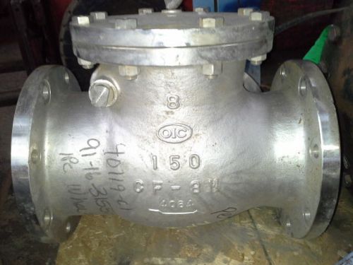 New oic 8&#034; check valve ***sku p8709*** for sale