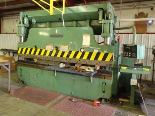 Pre owned cincinnati model 135as10 hydraulic power press brake, 1987 for sale