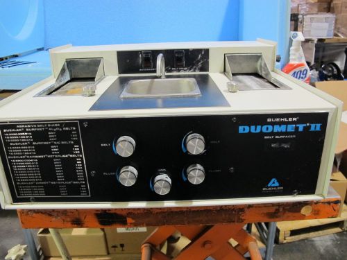 BUEHLER DUOMET II DUAL BELT GRINDER