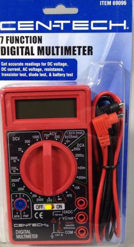 CEN-TECH 7 FUNCTION DIGITAL MULTIMETER