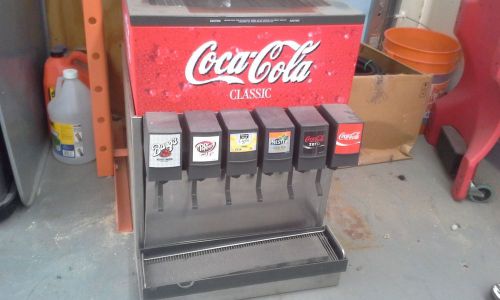 6-head coke fountain counter top commercial coca cola soda machine dispenser for sale