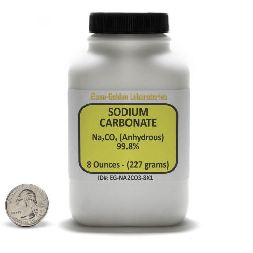 Sodium carbonate [cna2o3] 99% acs grade powder 8 oz in a space-saver bottle usa for sale