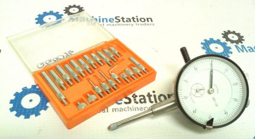 0-1&#034; DIAL INDICATOR .001&#034; GRADUATIONS + POINTS SET