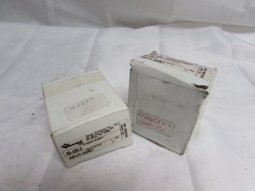 VERSA KM-430-E VALVE SUBPLATE ASSEMBLY (LOT OF 2) ***NIB***