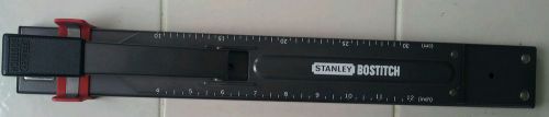 STANLEY BOSTITCH ADJUSTABLE RANGE STAPLER 17&#034; WITH 12&#034; RANGE. EASY USED CLEAN.