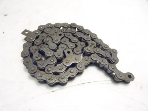 151126 Old-Stock, Hitachi 50N3FT Roller Chain #50, 64 Links, 40&#034; Long, 5/8&#034; Pitc