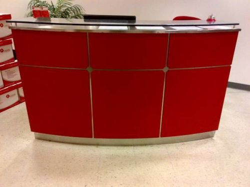 WOW! RECEPTION DESK STATION FOR OFFICE SALON RETAIL CUSTOM GORGEOUS