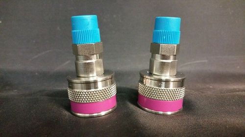 Swagelok quick-connect fitting body ss-qc4-b-4pmk7 1/4&#034; male npt purple key for sale